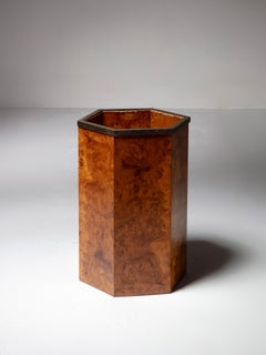 Italian 70s Burl Umbrella Stand