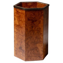 Italian 70s Burl Umbrella Stand