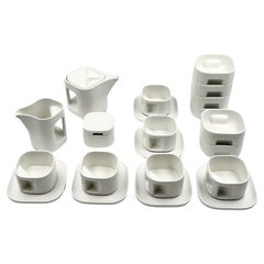 Italian 70s Ceramic Coffee Tea Set by Makio Hasuike Arnolfo Di Cambio Series