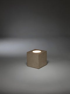 Italian 70s Cubic Concrete Floor Lamp