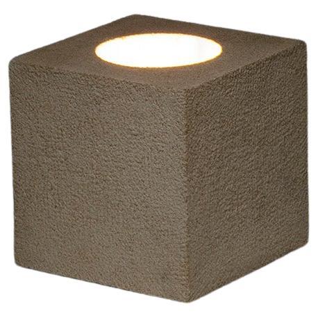 Lampadaire cubique en béton italien des années 70 en vente