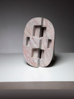 Italian 70s Geometric Abstract Table Sculpture