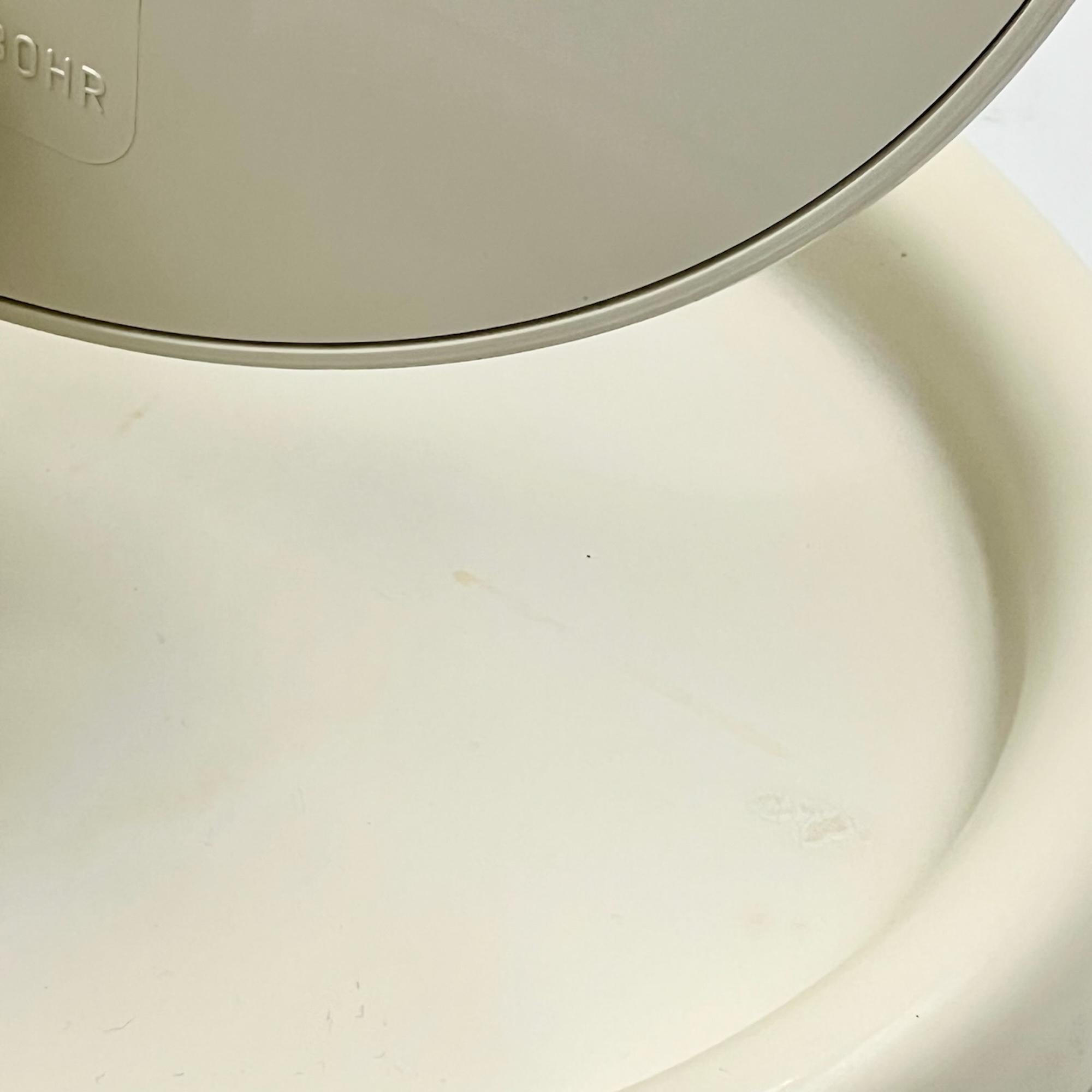 Italian 70s Space Age Design Round Vanity Mirror by Olaf Von Bohr for Gedy 3
