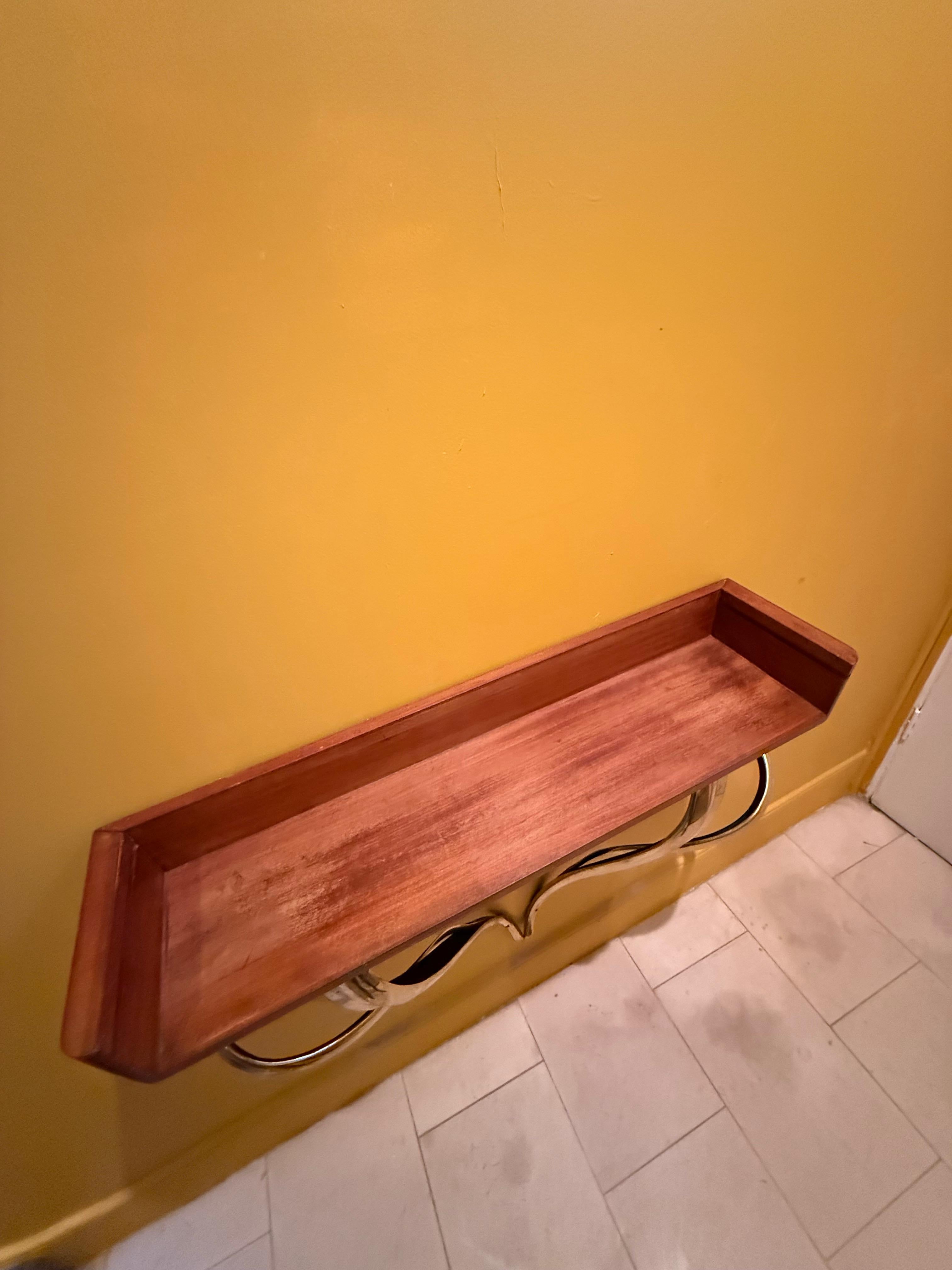 Italian 80's Console Table Or Wall Shelf In The Style Of The STACKLAB en venta 3