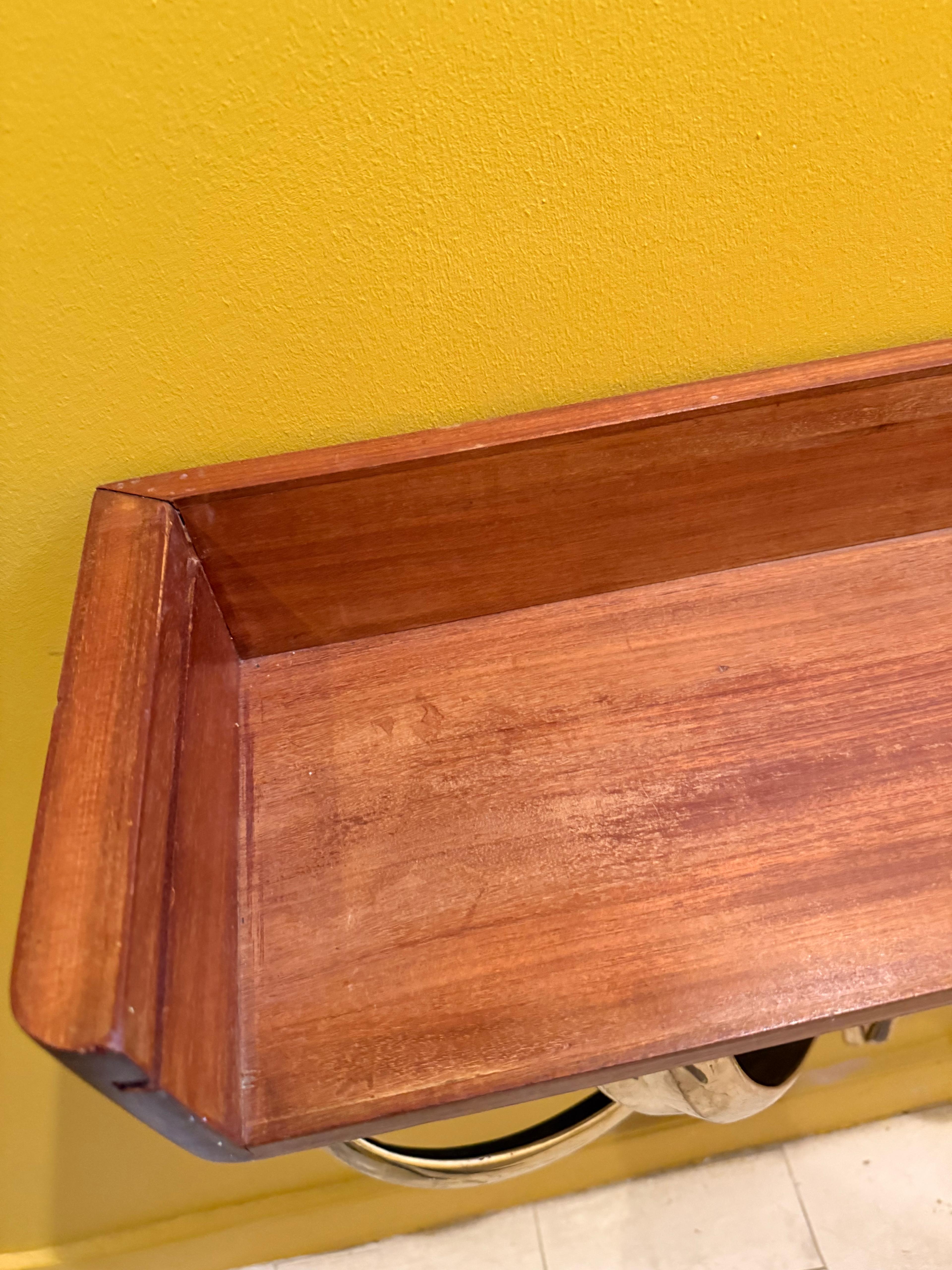 Italian 80's Console Table Or Wall Shelf In The Style Of The STACKLAB en venta 4