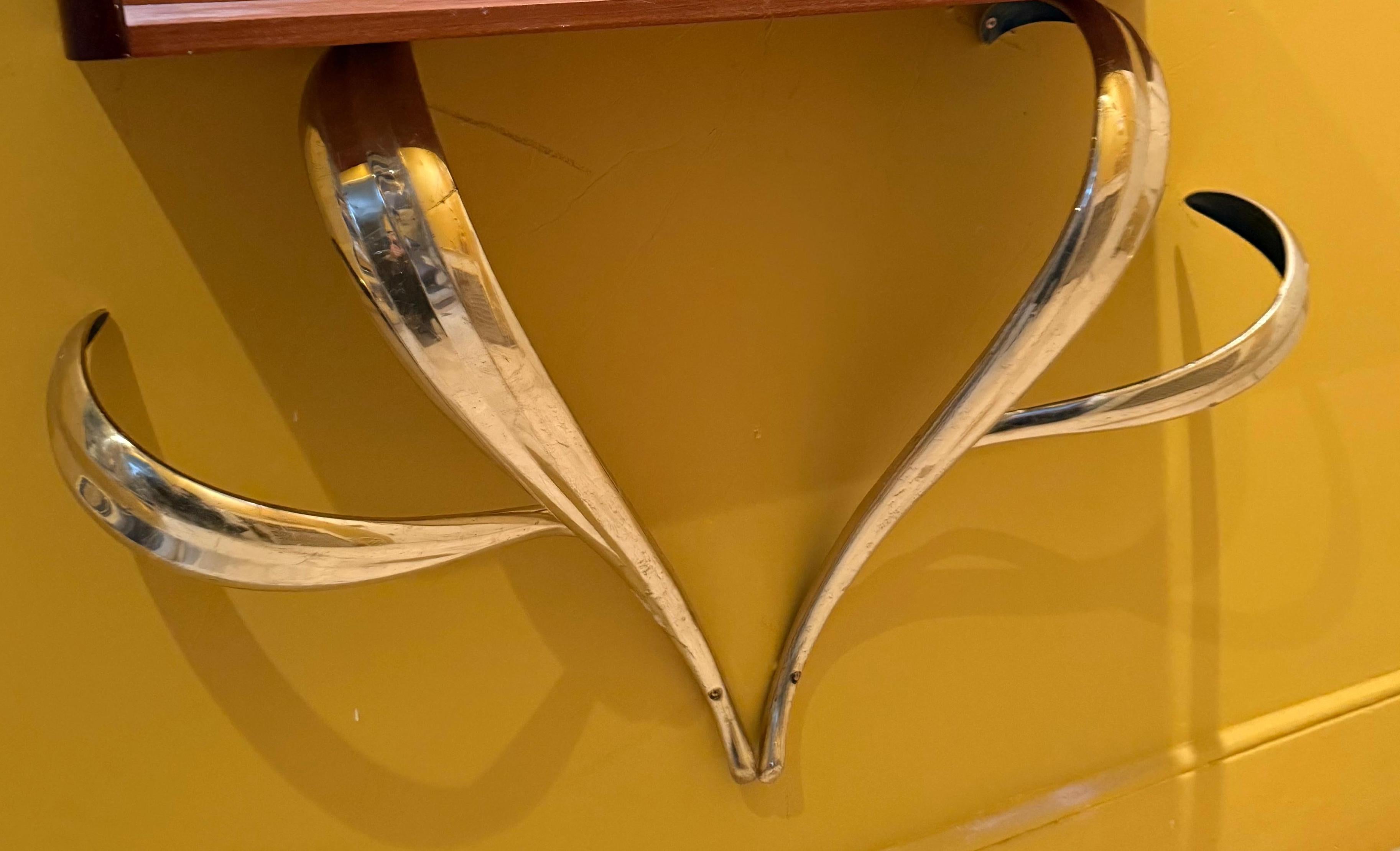 Italian 80's Console Table Or Wall Shelf In The Style Of The STACKLAB en venta 7