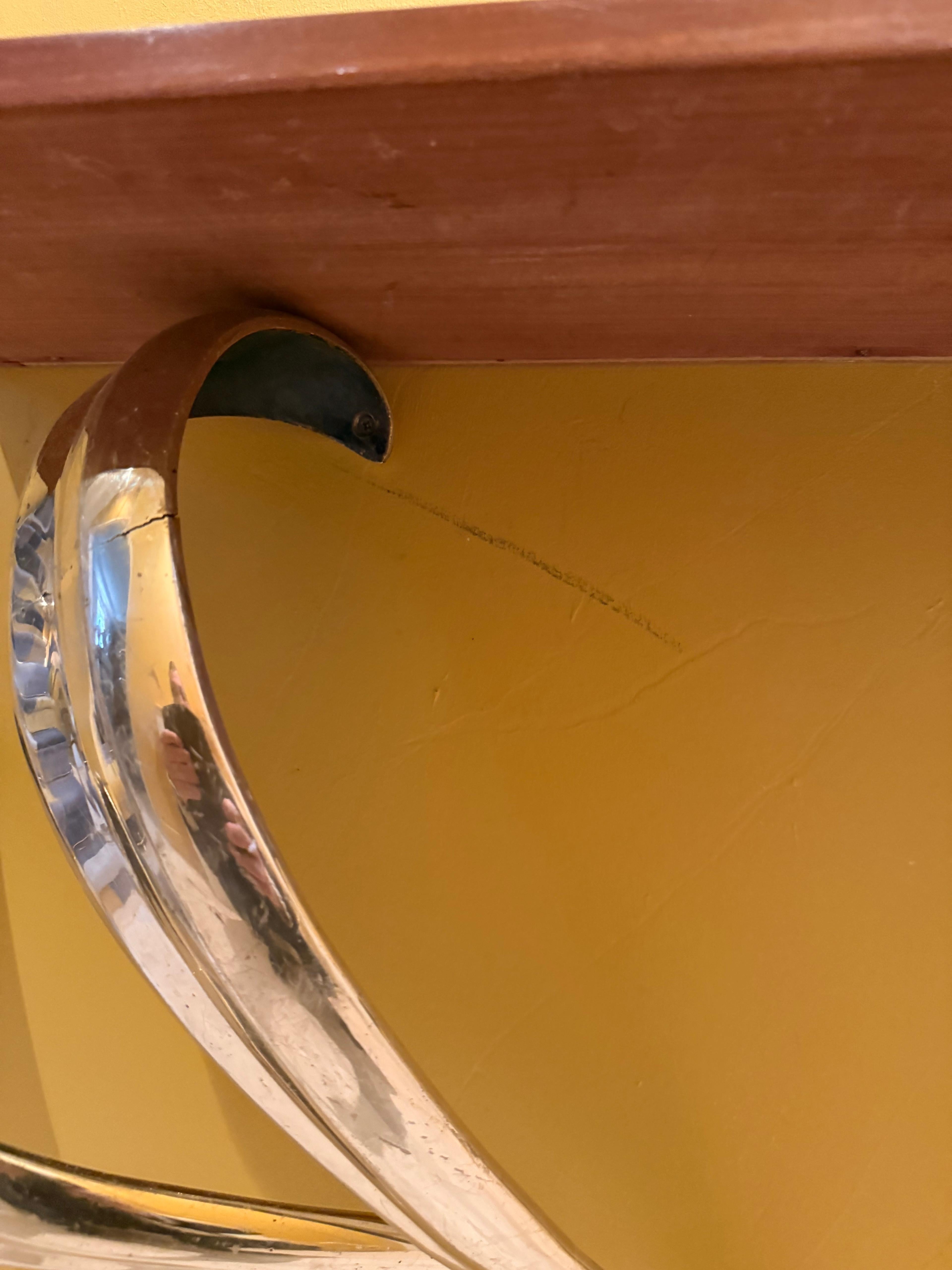 Italian 80's Console Table Or Wall Shelf In The Style Of The STACKLAB en venta 1