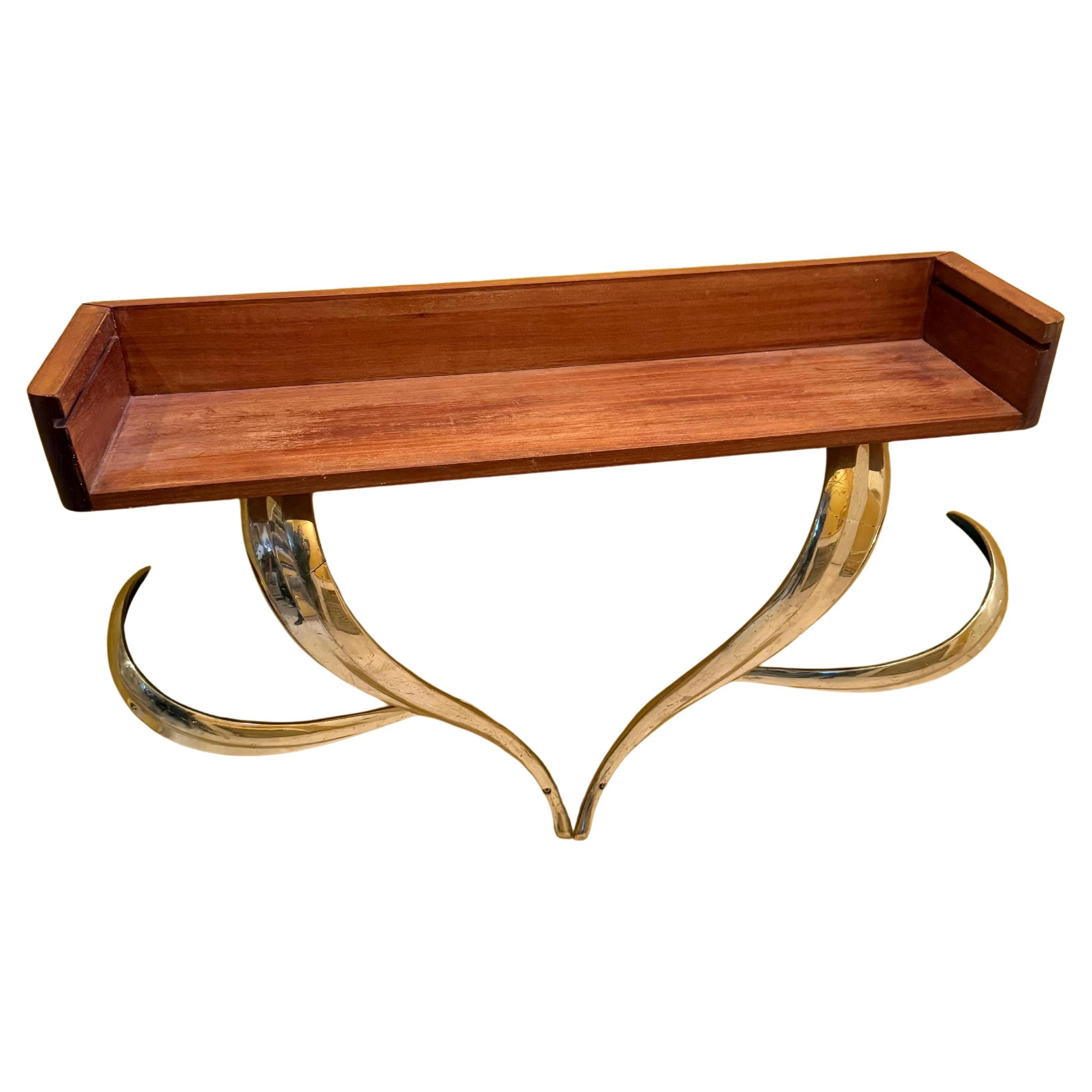 Italian 80
s Console Table Or Wall Shelf In The Style Of The STACKLAB en venta