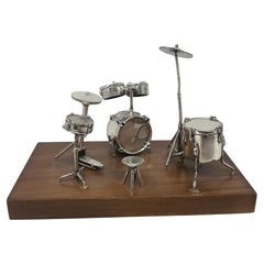 Italian 925 Silver Drum Set Fl-763