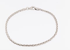 Italian 9kt White Gold Bracelet