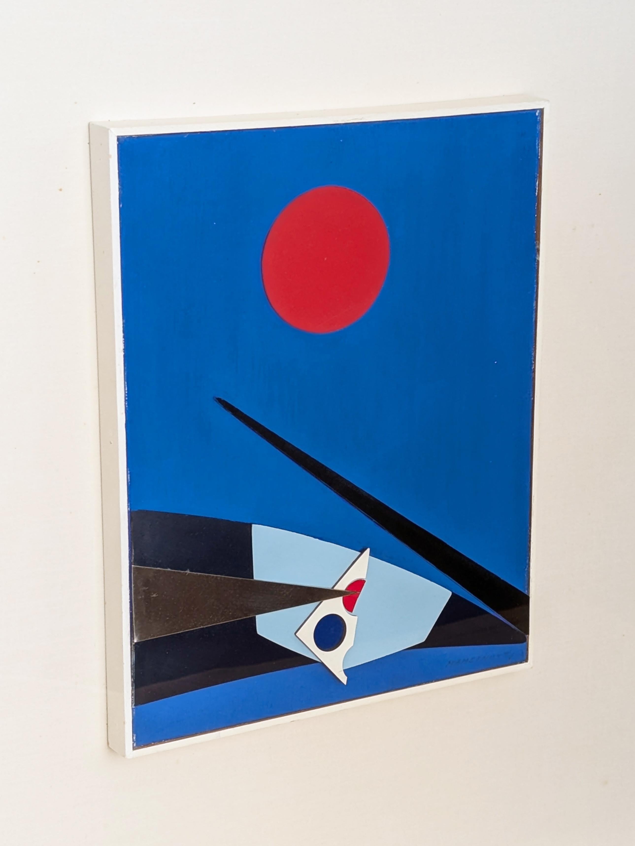 Fin du 20e siècle Œuvres abstraites italiennes de Bruno Mancinotti, 1970 en vente