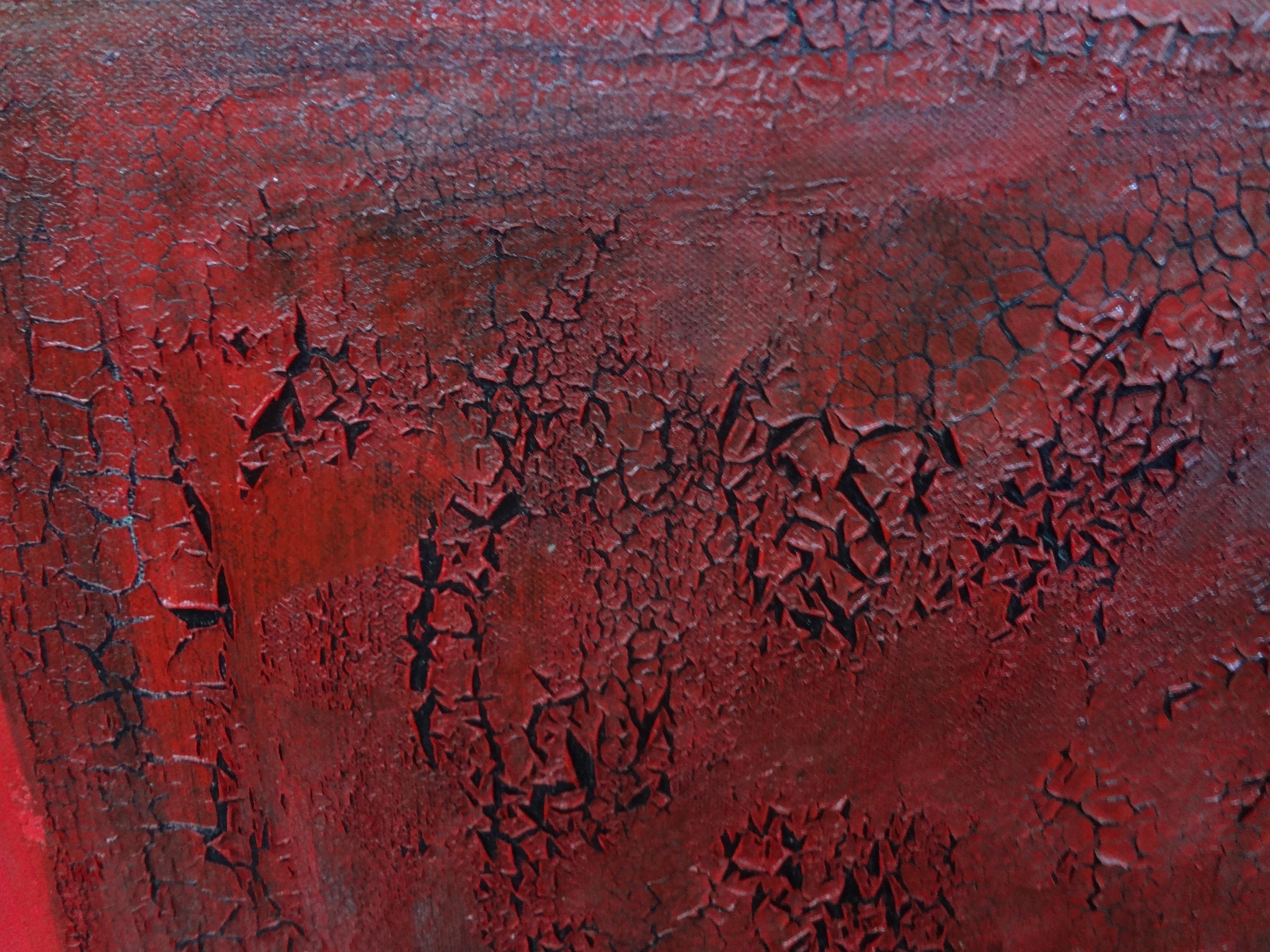 Italian Abstract Oil on Canvas by Fausta Dossi, Milan, circa 2005 In Good Condition In Houston, TX