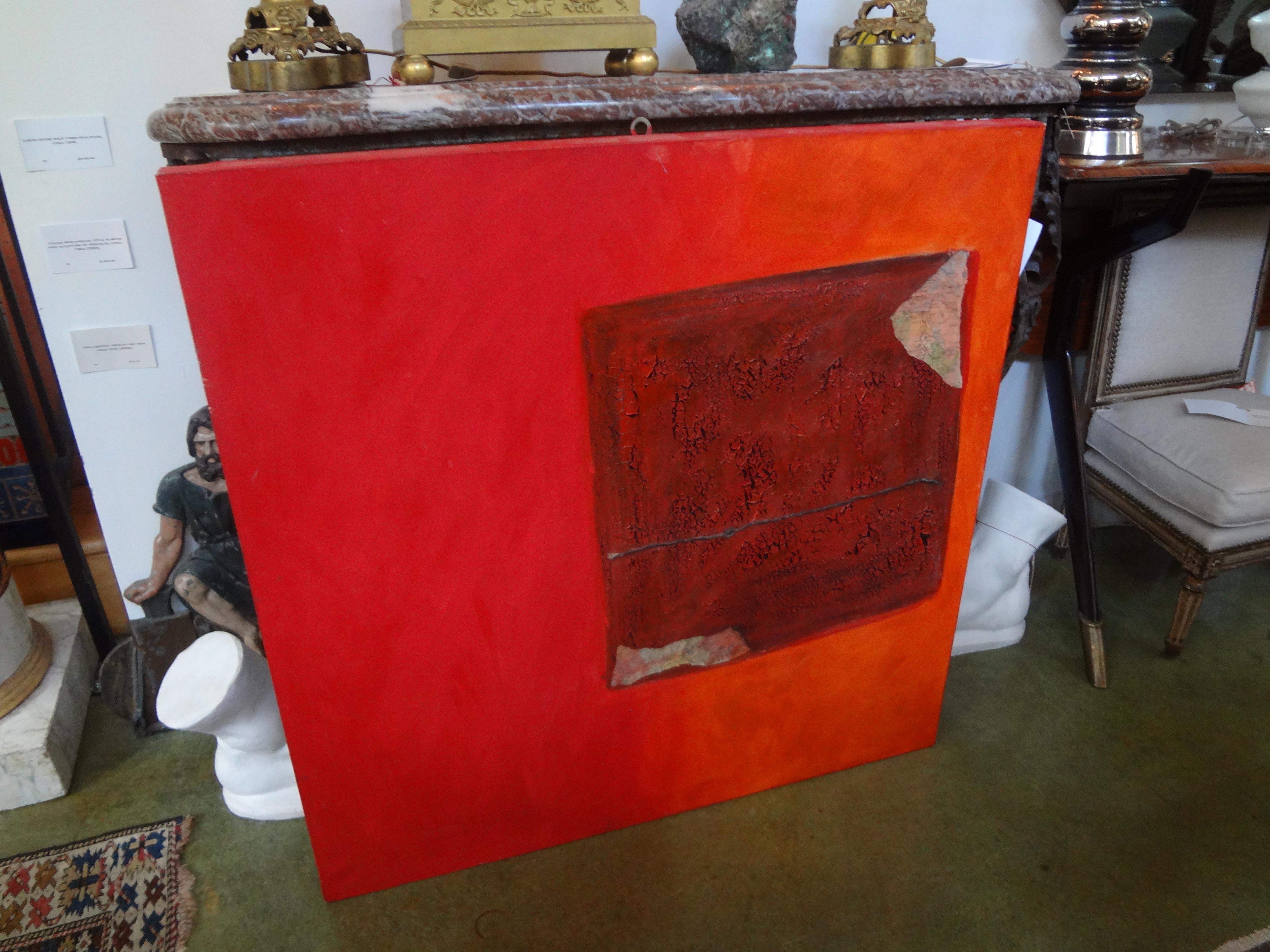 Italian Abstract Oil on Canvas by Fausta Dossi, Milan, circa 2005 1