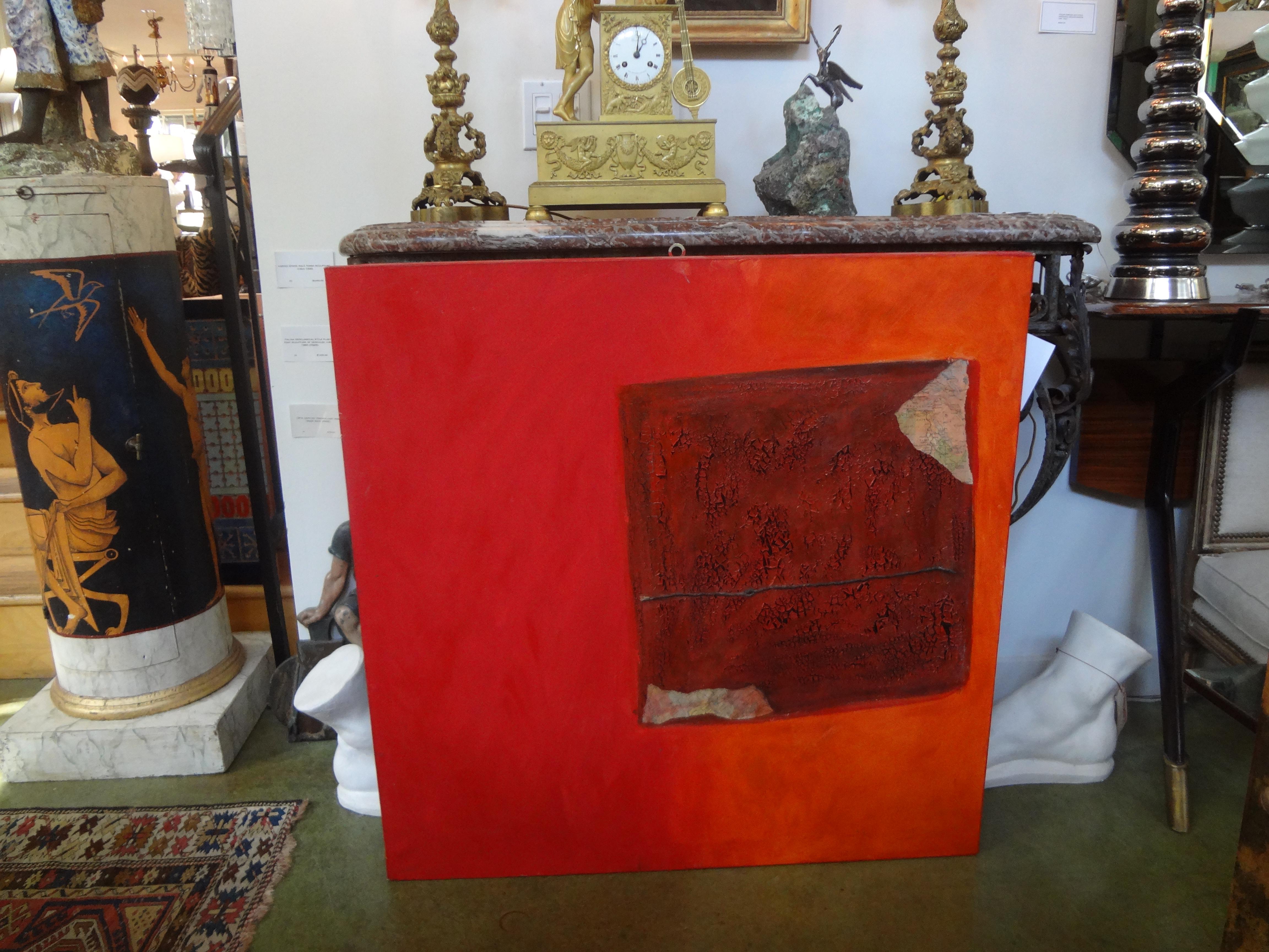 Italian Abstract Oil on Canvas by Fausta Dossi, Milan, circa 2005 2