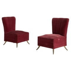 Italian Accent Chair in the Manner of Guglielmo Veronesi, 1950s - 2 Available