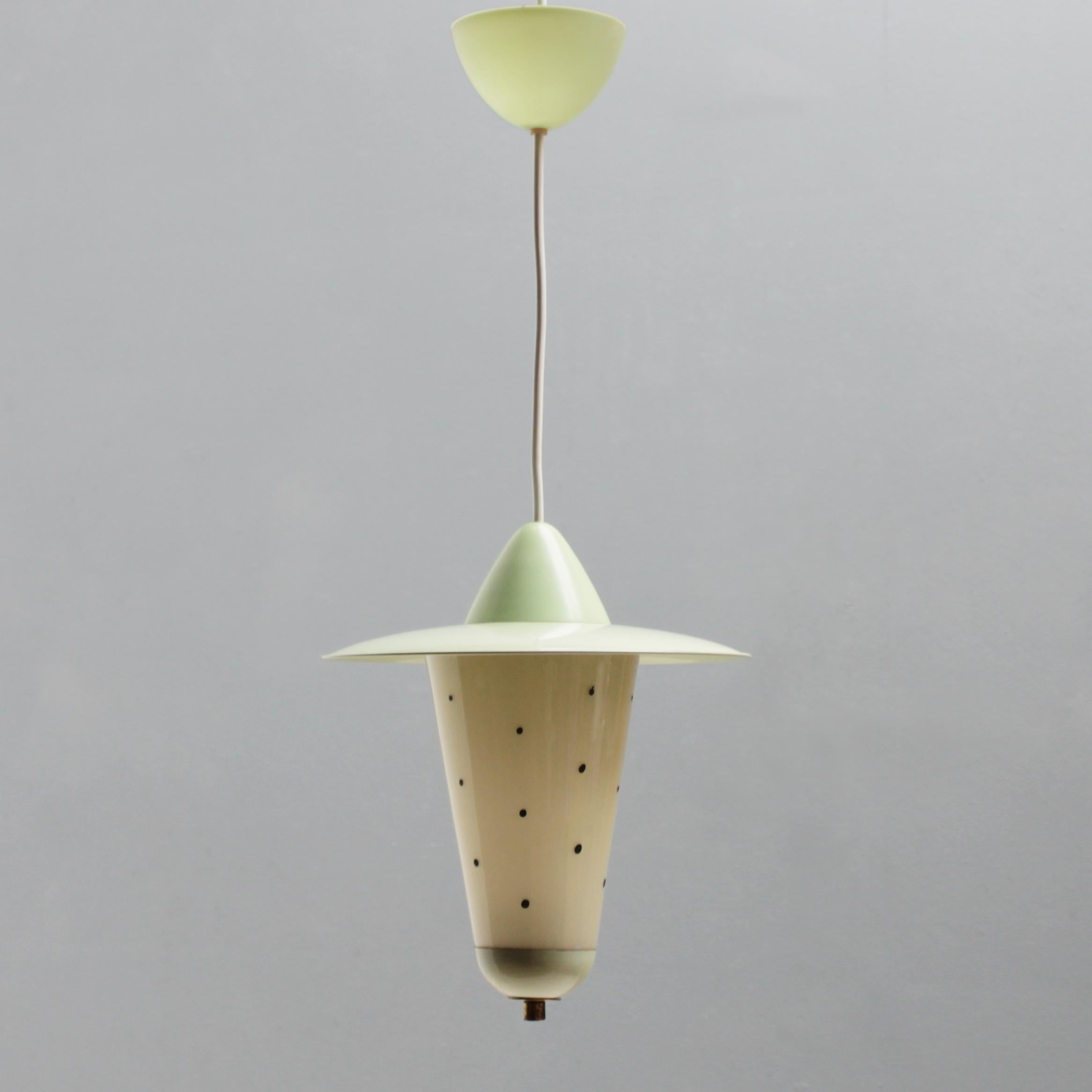 Mid-Century Modern Italian Acorn Lantern