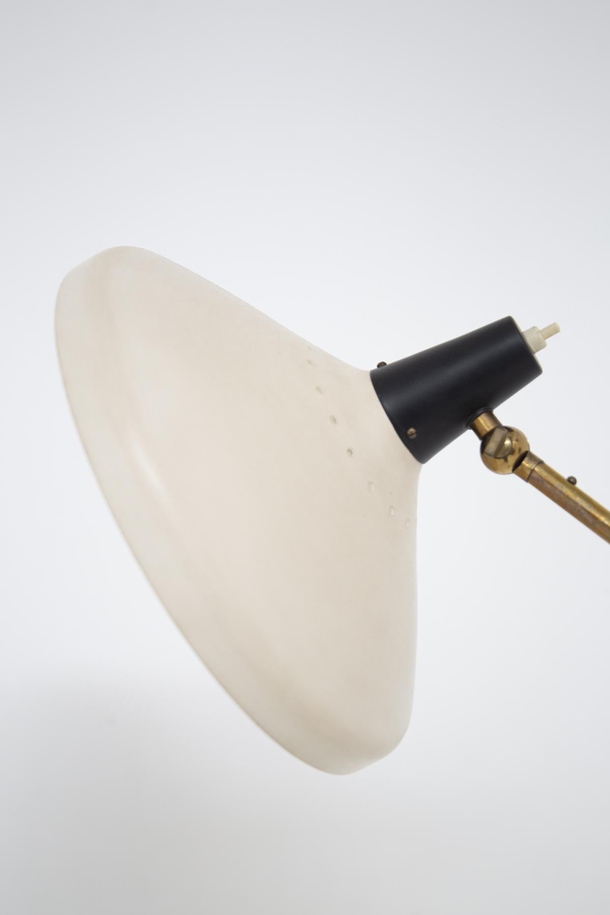 Italian Adjustable Brass and Marble Floor Lamp 8