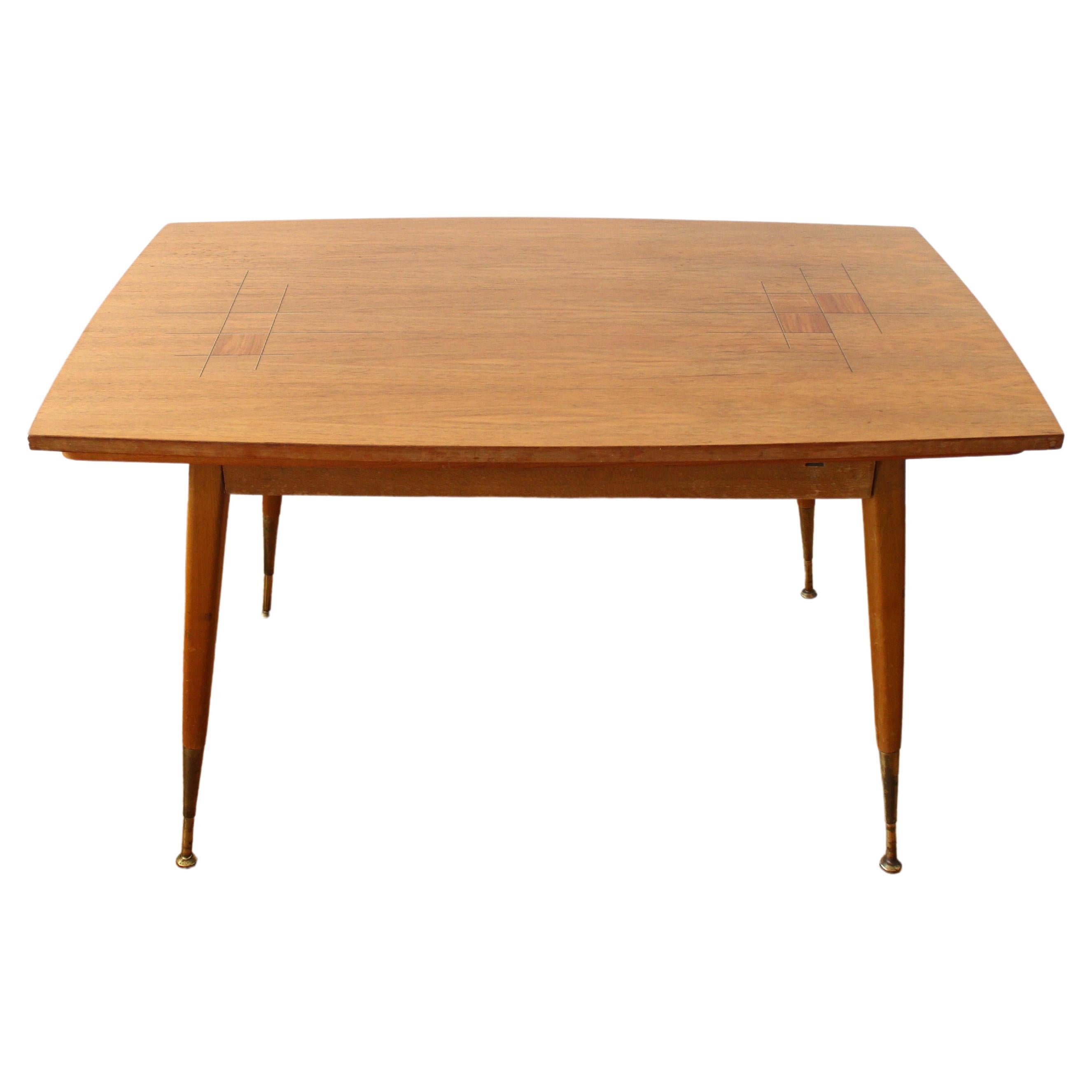 Italian Adjustable Dining Table 1950s For Sale