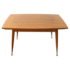 Table de salle à manger réglable italienne 1950