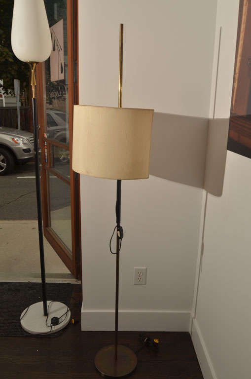 Italian adjustable floor lamp by Angelo Ostuni for O-Luce.