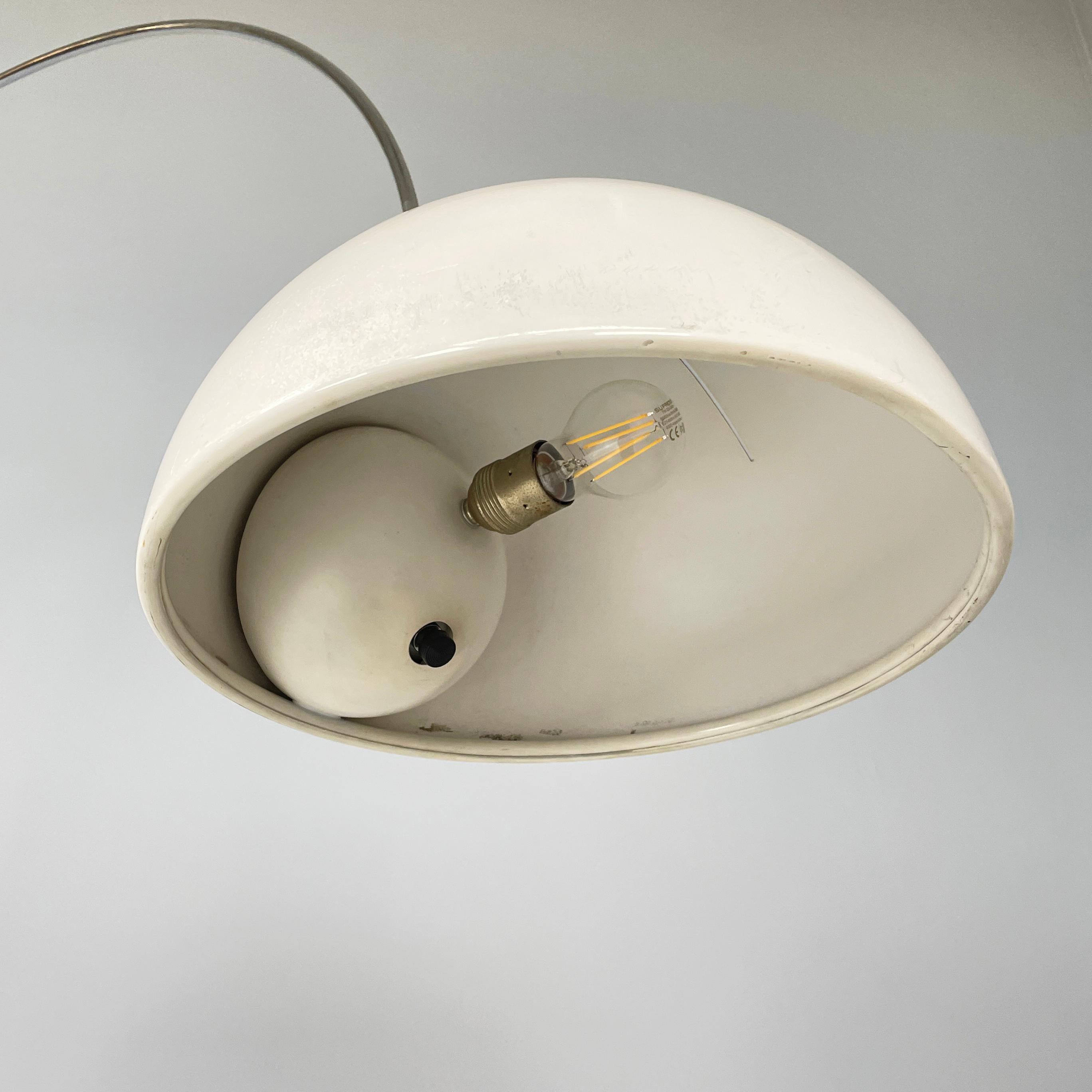 Late 20th Century Italian Adjustable floor lamp Coupé 3320/R by Joe Colombo for O-Luce, 1970s
