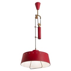 Italian Adjustable Pendant with Counterweight