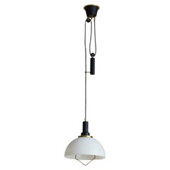 Suspension italienne réglable avec interrupteur à bascule, attribuée à Stilnovo, années 1960