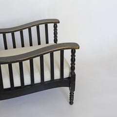 Italian Adjustable Wooden Lounge Chair, Italy 1940s