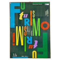 Vintage Italian Advertising Print by Pierluigi Cerri and Fabbri for an Exhibition, 1986