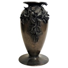 Italian Aesthetic Period Bronze Vase, Late 19th Century