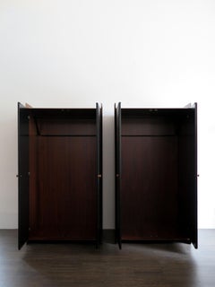 Afra & Tobia Scarpa per Maxalto Armadio Legno Scuro Serie Artona