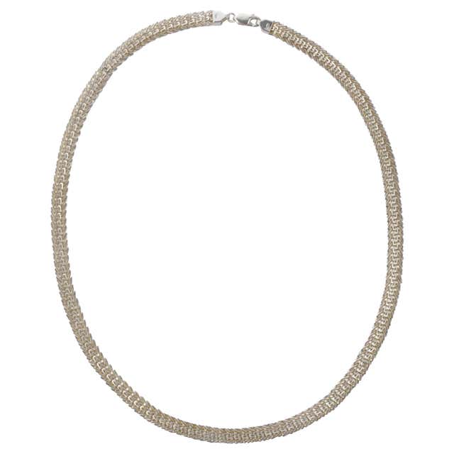 Fope Gold Mesh Necklace For Sale at 1stDibs