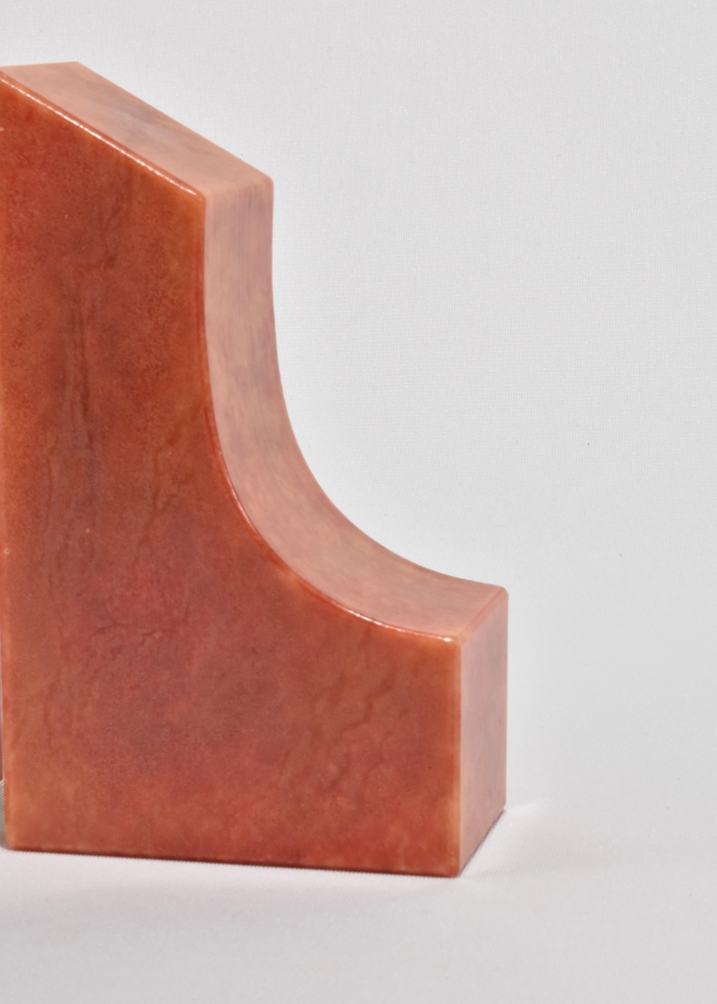 20th Century Italian Alabaster Bookends For Sale