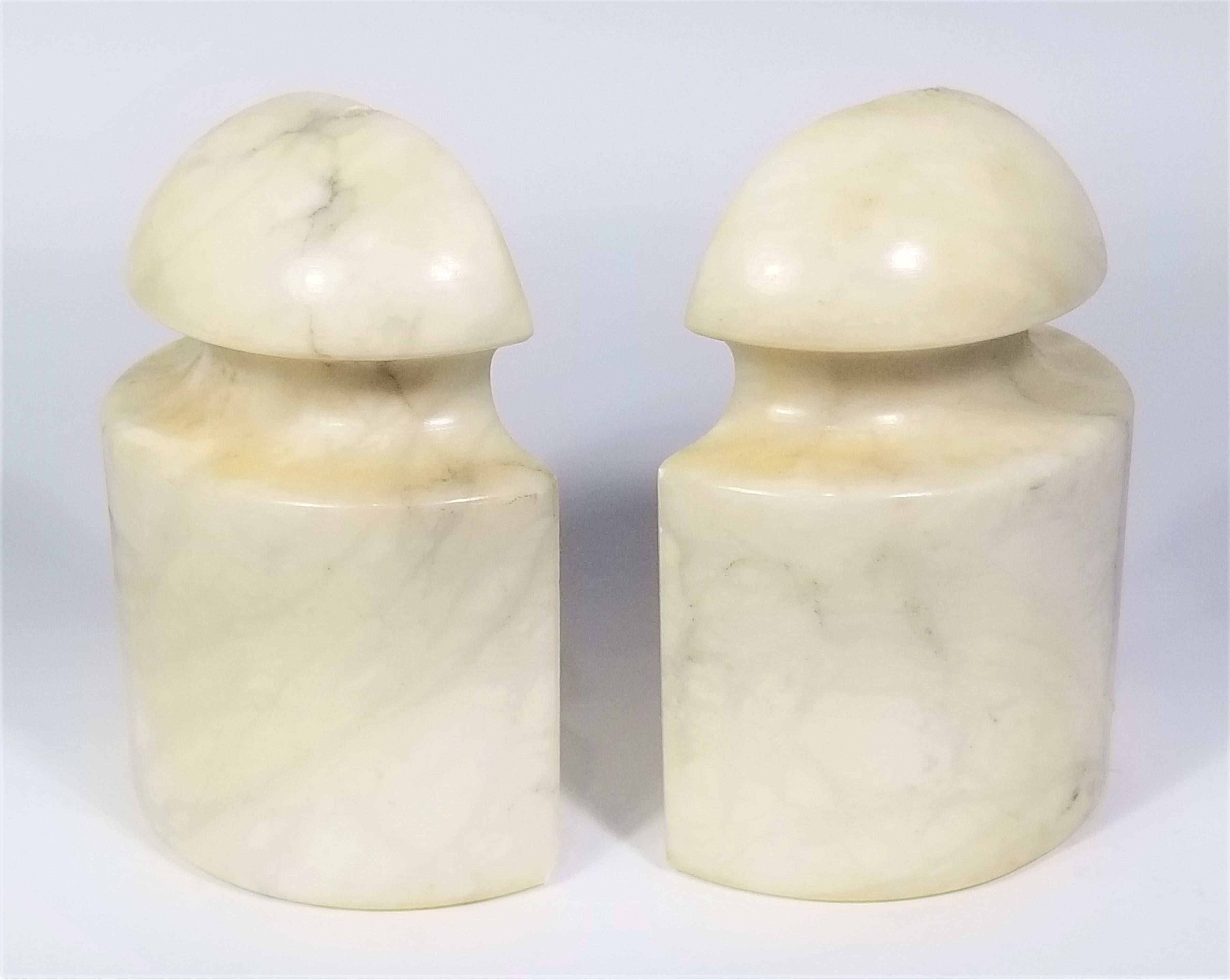 Italian Alabaster Bookends Made in Italy, Mid-Century  11