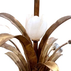 Italian Alabaster Flowers Lamp