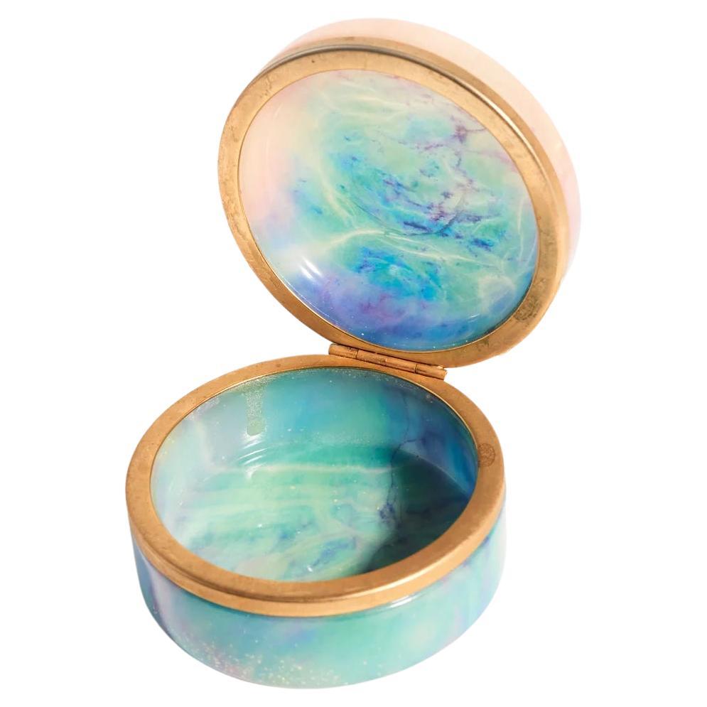 Italian Alabaster Jewelry Box