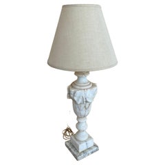 Lampe italienne en albâtre circa 1940s