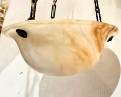 Italian Alabaster Light Fixture