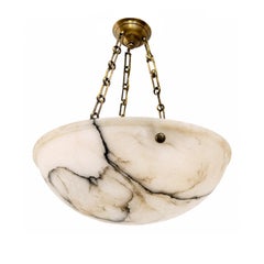 Italian Alabaster Light Fixture
