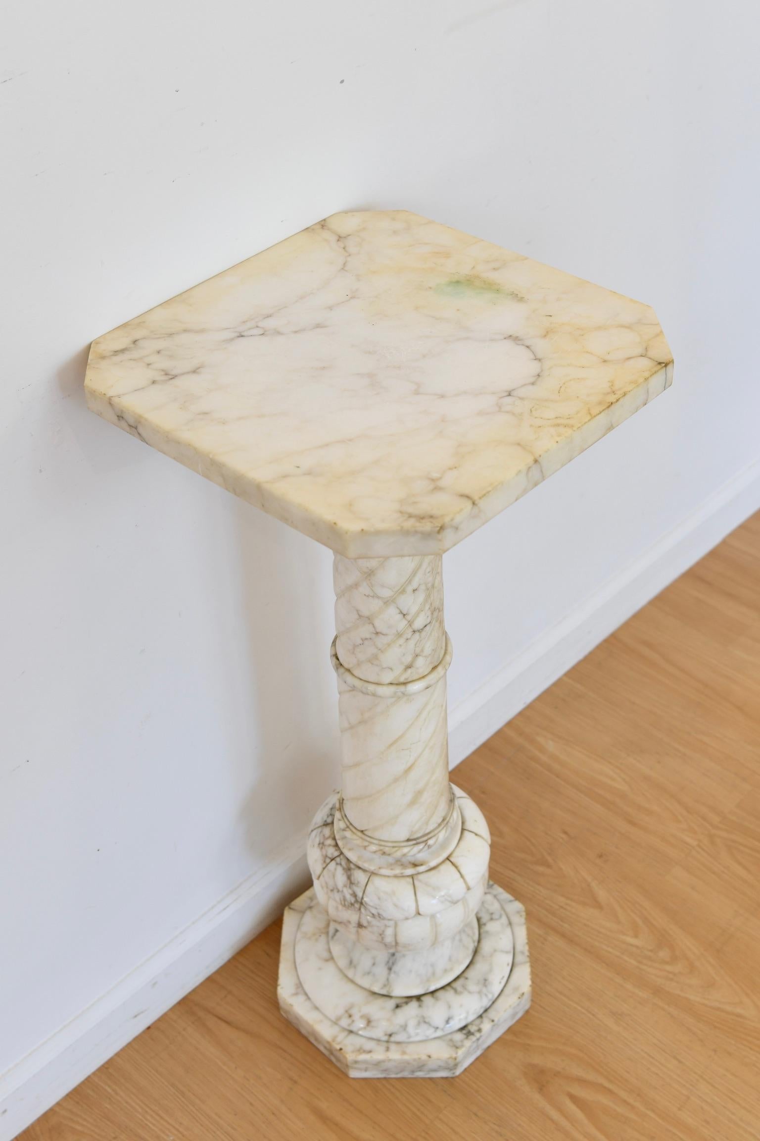Italian Alabaster Pedestal 4