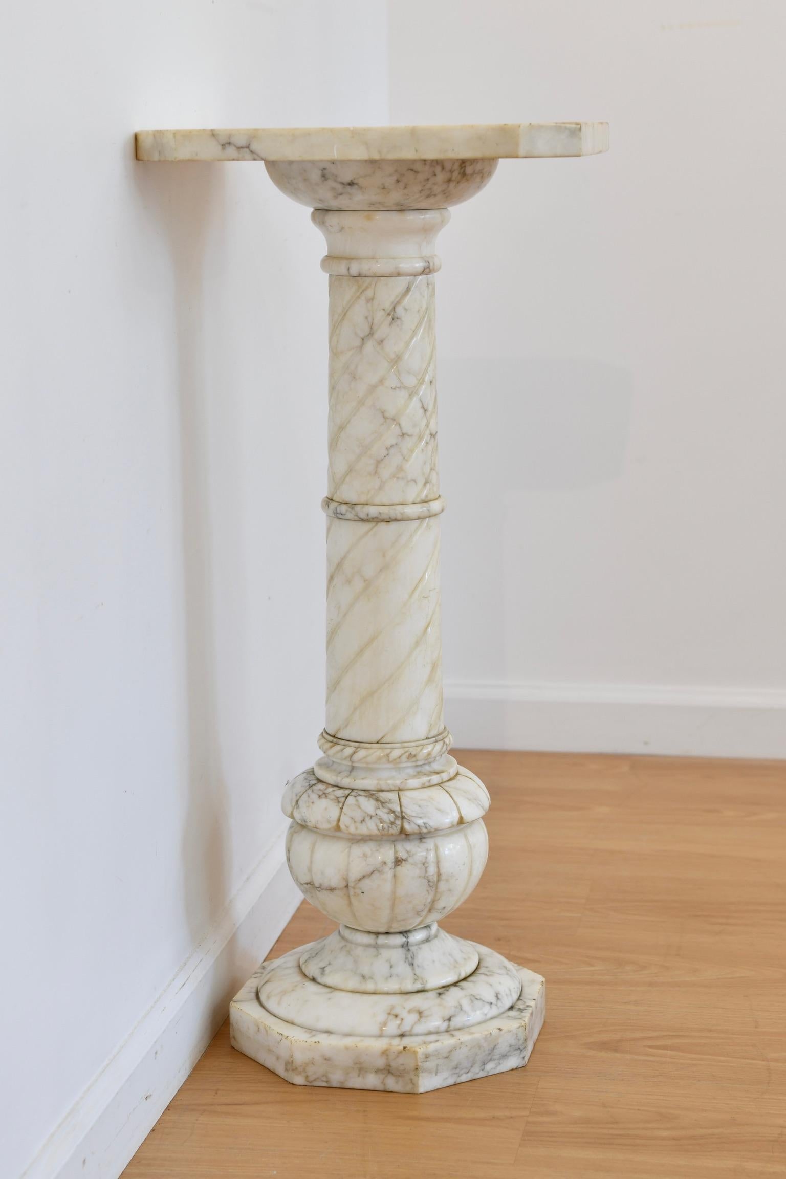 Italian Alabaster Pedestal 5