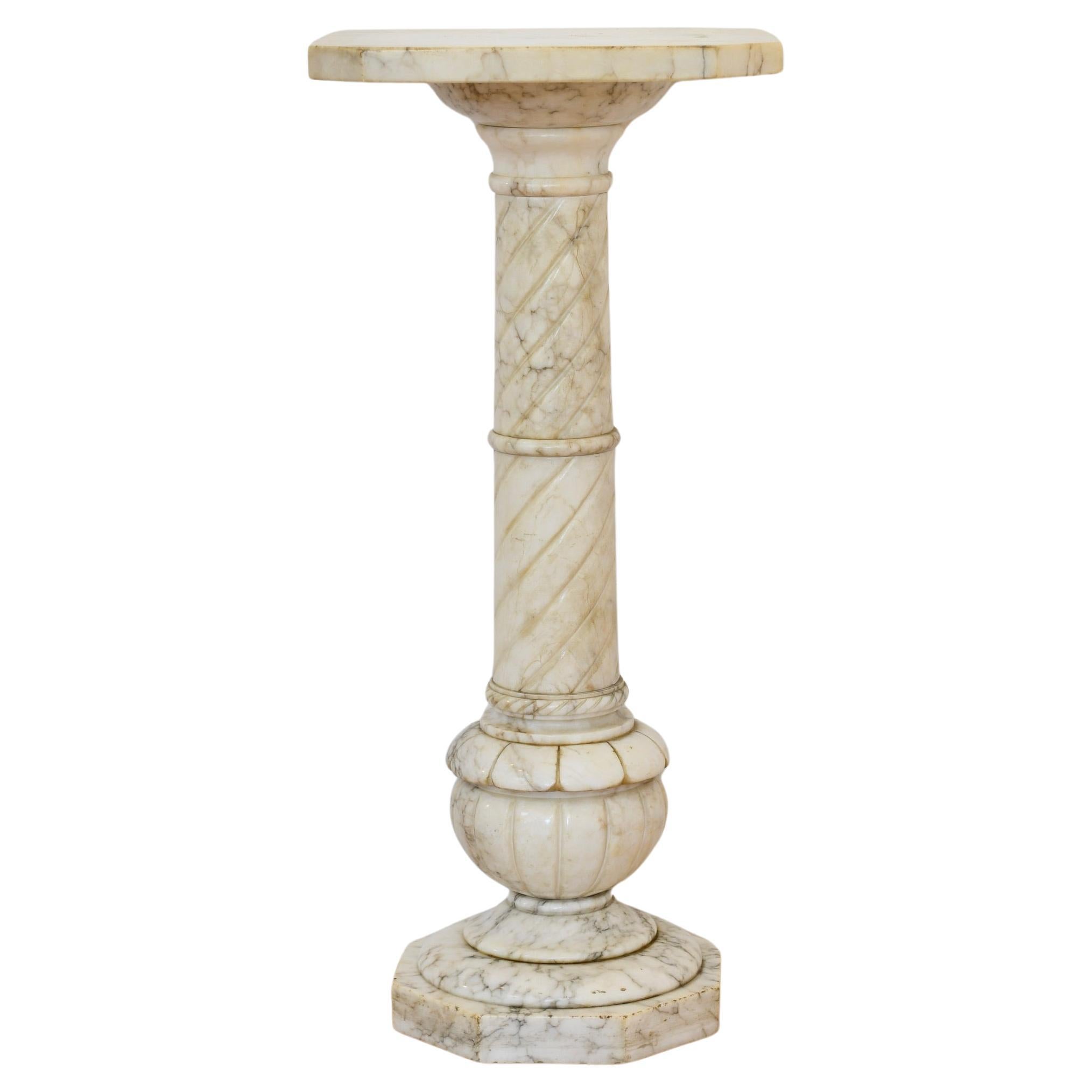 Italian Alabaster Pedestal