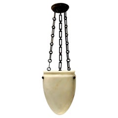 Italian Alabaster Pendant Lantern
