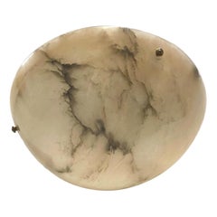 Italian Alabaster Pendant Light Fixture
