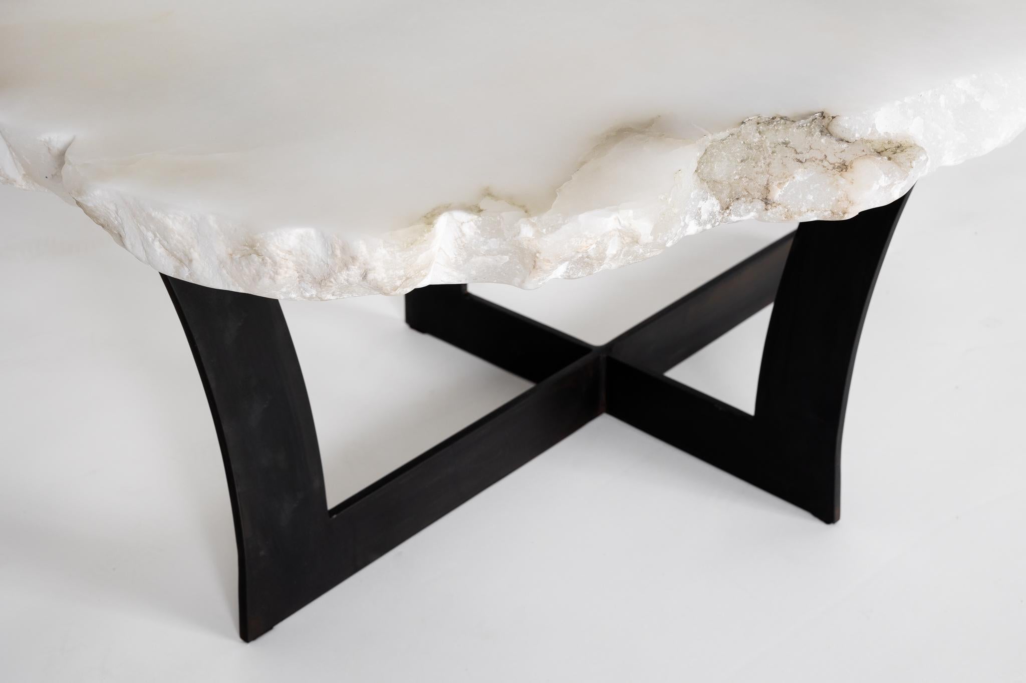 alabaster coffee table