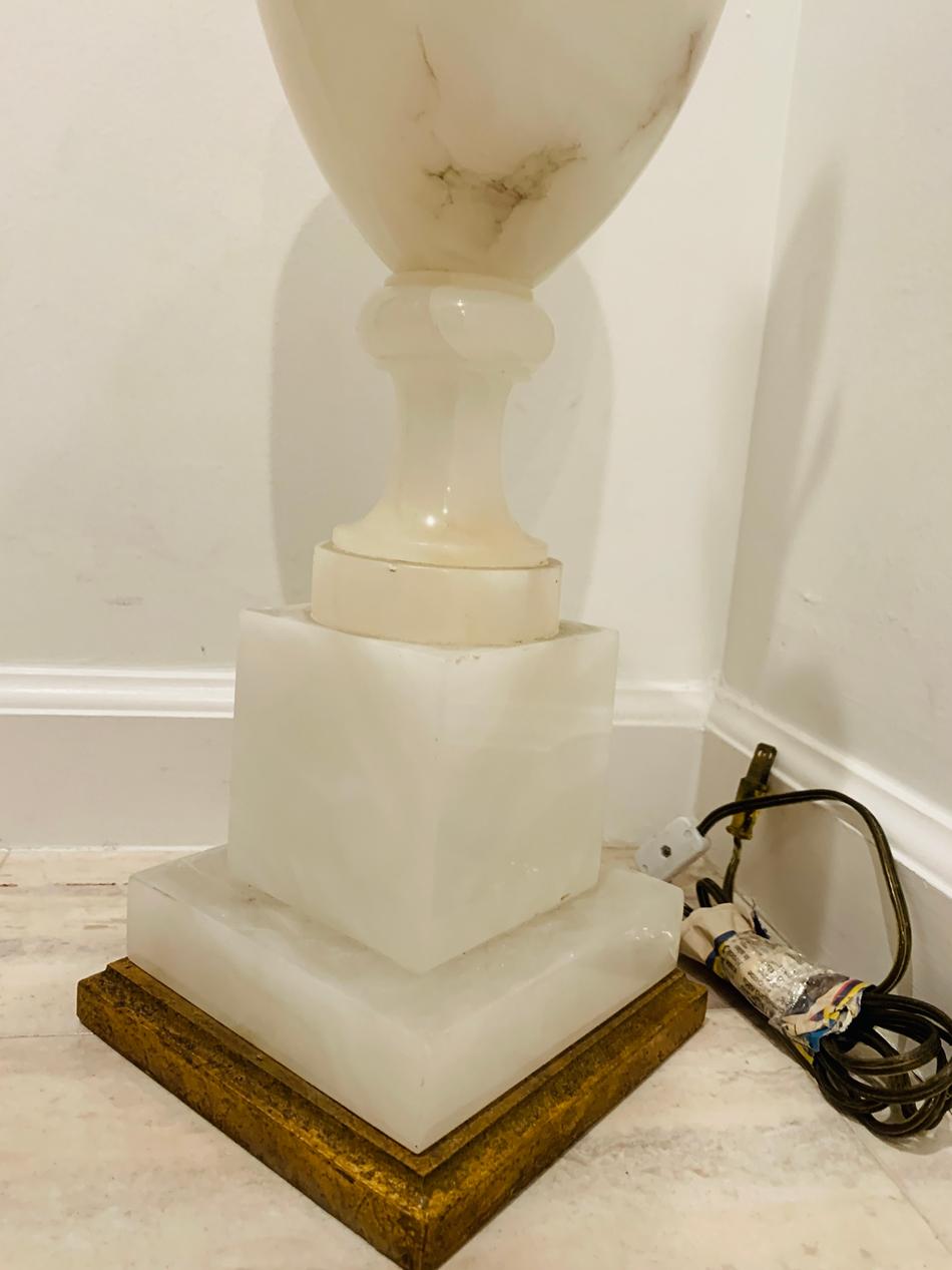 Italian Alabaster Stone Table Lamp  6