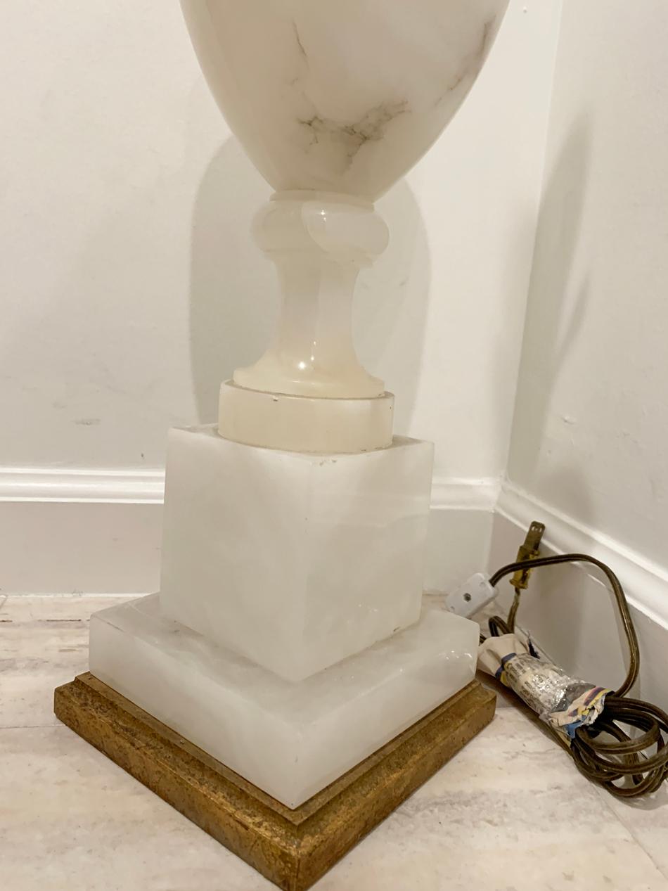 Italian Alabaster Stone Table Lamp  15