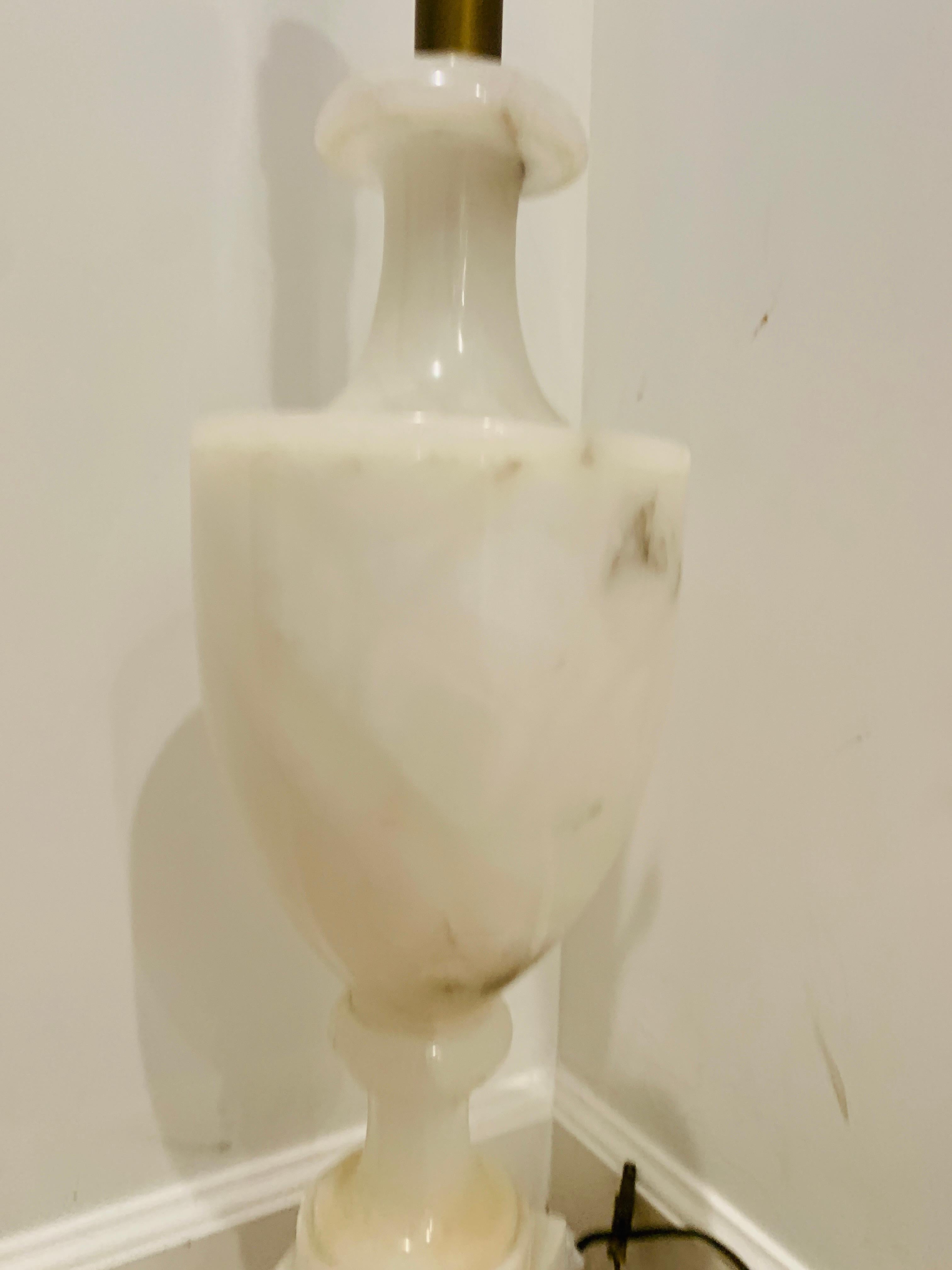 Italian Alabaster Stone Table Lamp  3