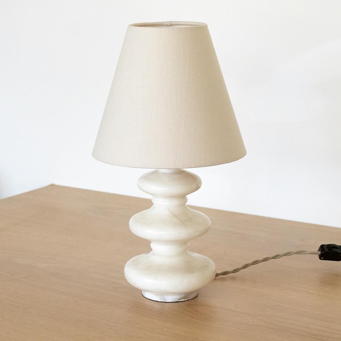 Italian Alabaster Tiered Table Lamp 3