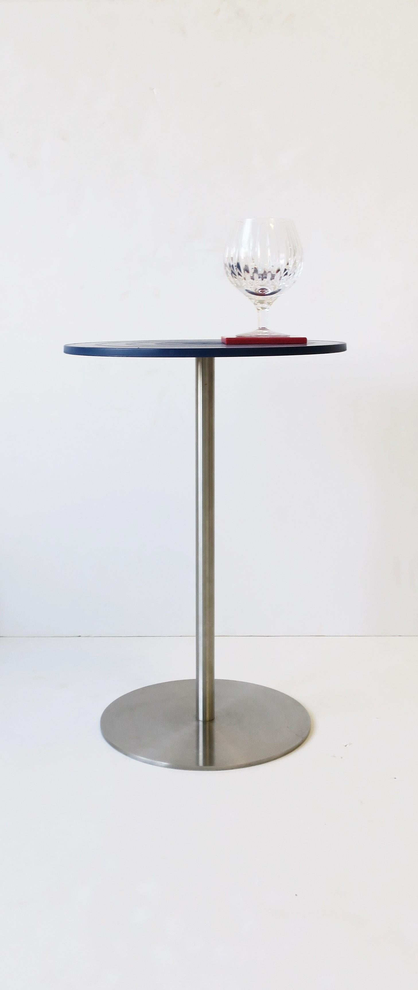 Post-Modern Postmodern Italian Alessi Side Drinks Table by Designer Jasper Morrison, 1998